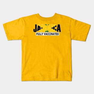 Fully Vaccinated Jamaica Kids T-Shirt